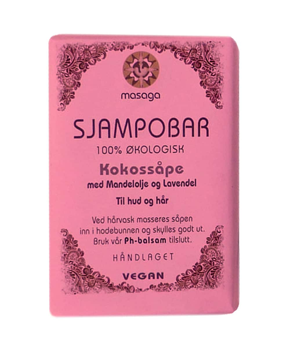 Sjampobar med mandelolje og lavendel